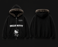 RÉGIME HK-01 GROUND ZERO" FUR ZIP HOODIE